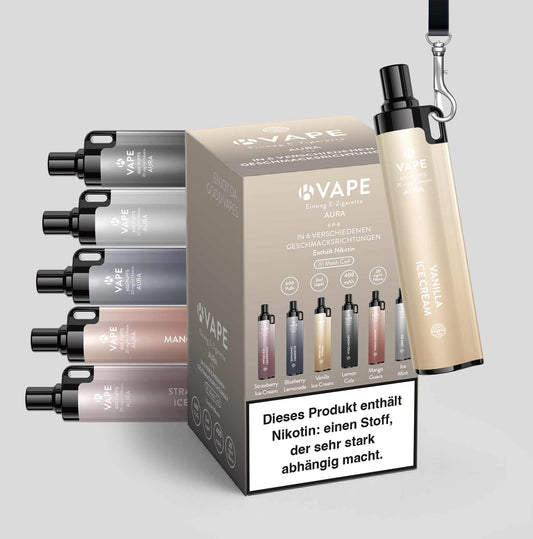 E-Zigarette K-Vape Aura 6-er Pack All Tastes