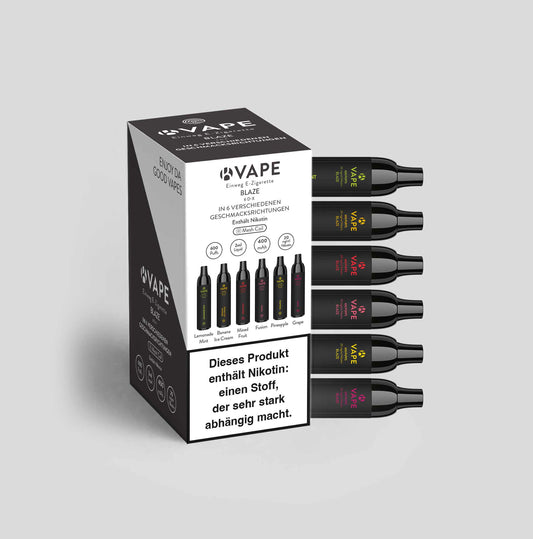 E-Zigarette K-Vape Blaze 6-er Pack All Tastes