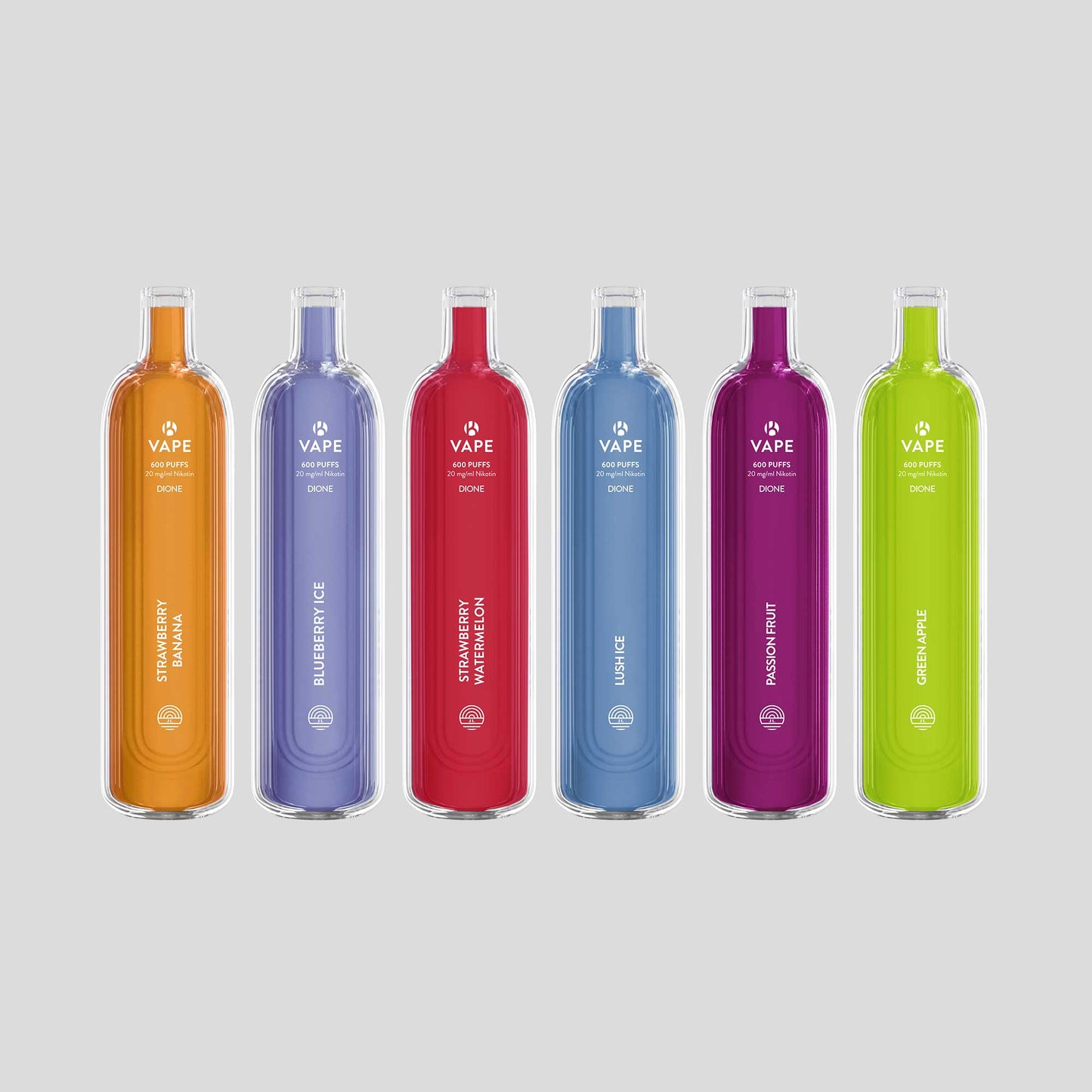 E-Zigarette K-Vape Dione 6-er Pack All Tastes