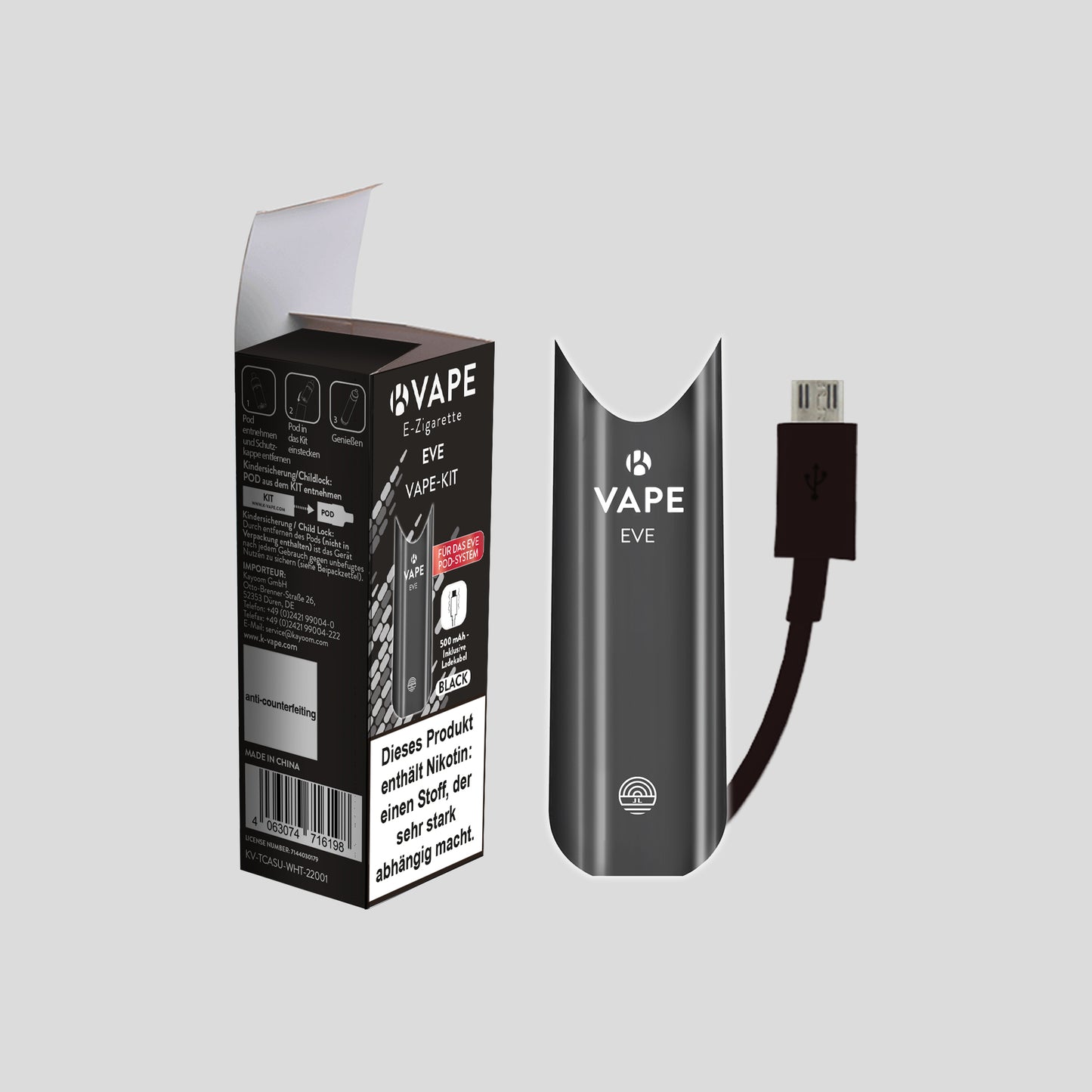 K-Vape EVE Akkuträger