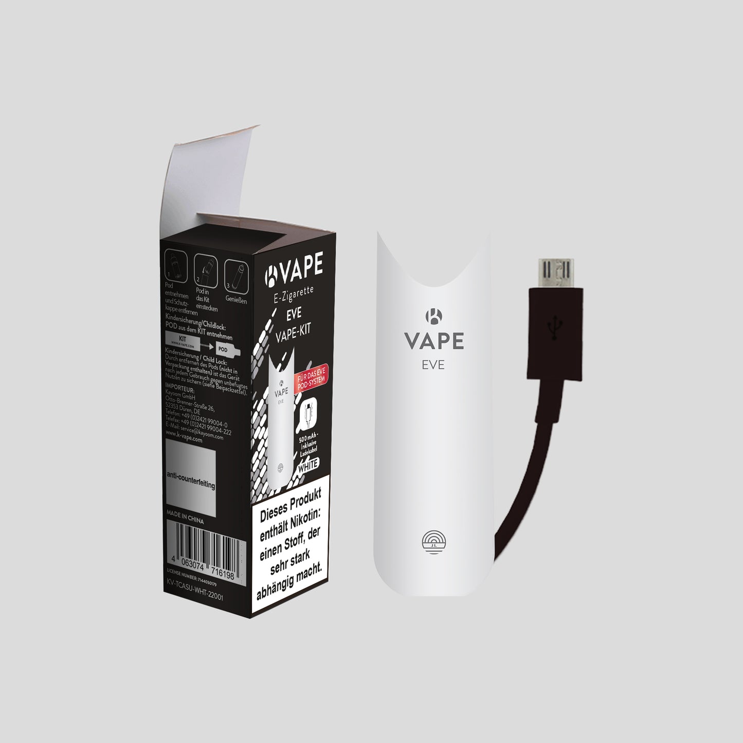 K-Vape EVE Akkuträger