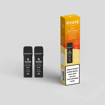 E-Zigarette K-Vape Elix - 2x Nachfllpods 6-er Pack All Tastes E-Zigarette K-Vape Elix - 2x Nachfllpods 6-er Pack All Tastes
